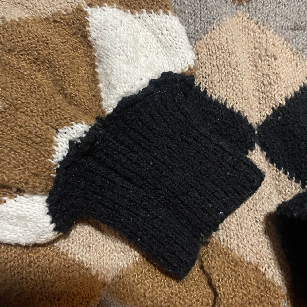 Fp Riley Pattern Pullover Argyle Sweater - image 6